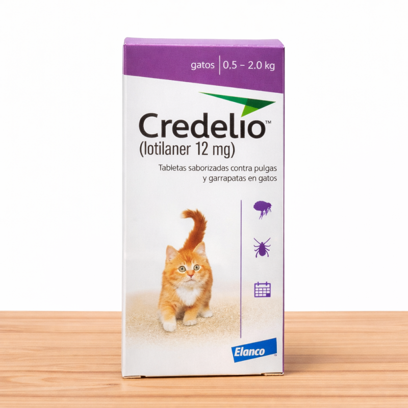 CREDELIO GATO 0.5 - 2 KG / MORADA (12 MG)