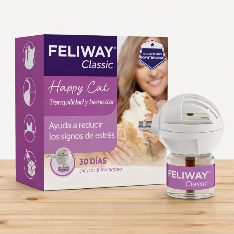 FELIWAY CLASSIC _ TAMAÑO DIFUSOR + RECARGA 48 ML