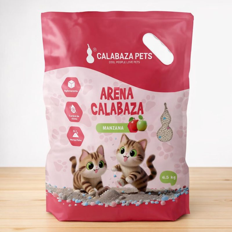 ARENA CALABAZA X 4.5 KG _ AROMA MANZANA