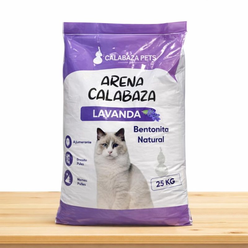 ARENA CALABAZA X 25 KG _ AROMA LAVANDA