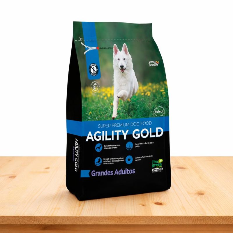 AGILITY GOLD GRANDES ADULTOS _ TAMAÑO X 8 KG
