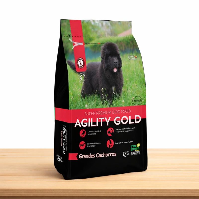 AGILITY GOLD GRANDES CACHORROS _ TAMAÑO X 15 KG