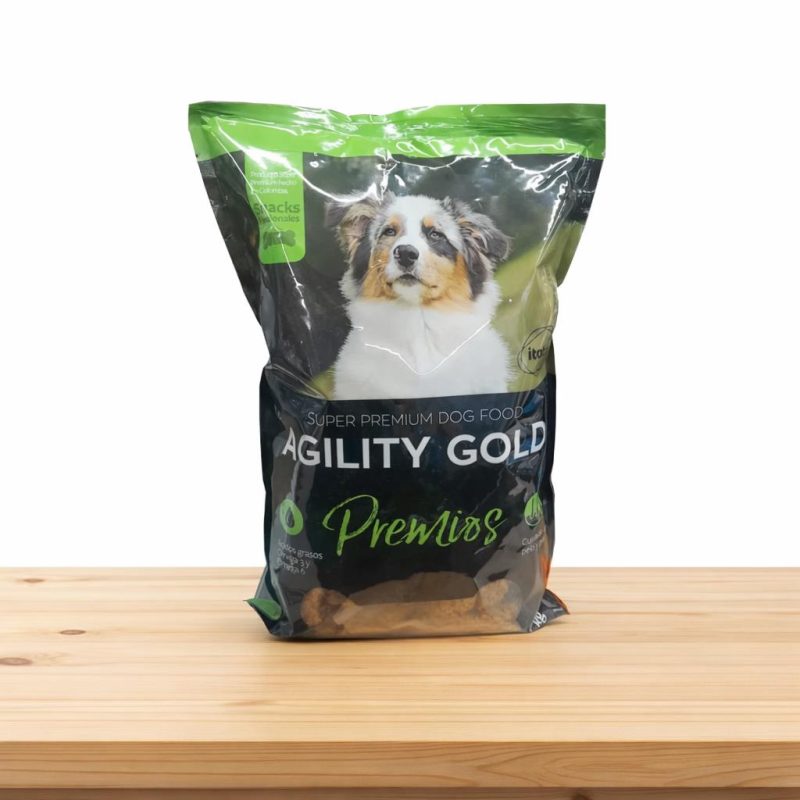 AGILITY GOLD PERRO PREMIOS _ TAMAÑO X RECARGA 1 KG (170 UND)
