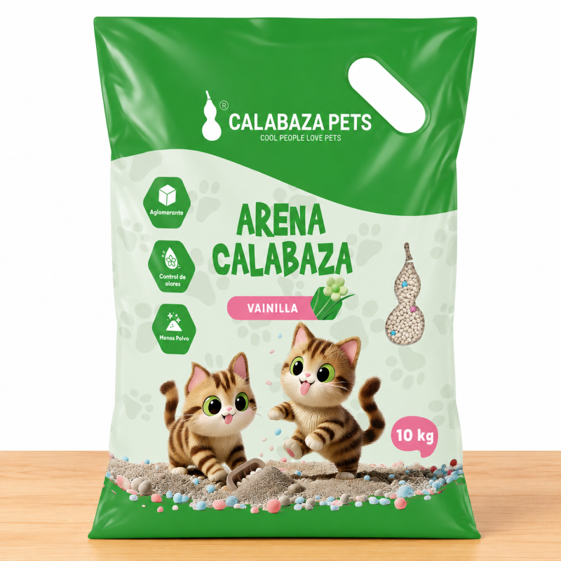 ARENA CALABAZA X 10 KG _ AROMA VAINILLA