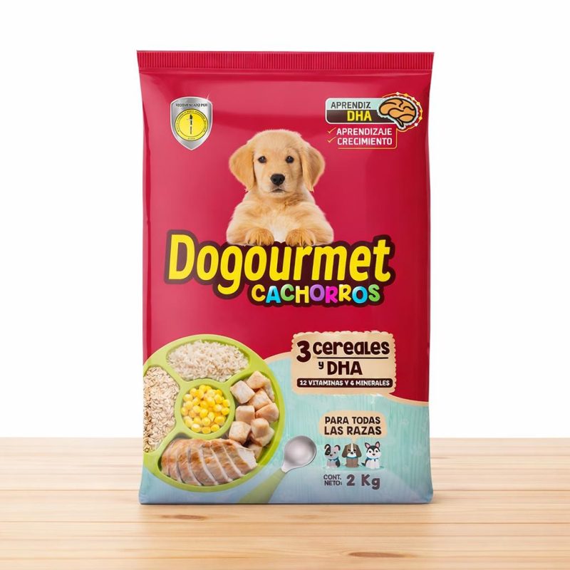 DOGOURMET CACHORRO 3 CEREALES _ TAMAÑO X 2 KG