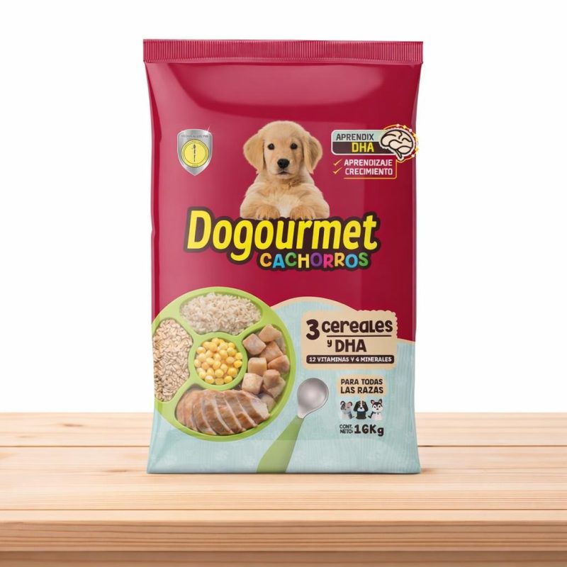 DOGOURMET CACHORRO 3 CEREALES _ TAMAÑO X 16 KG
