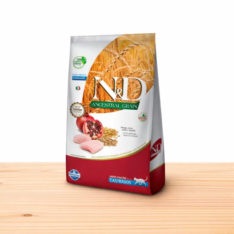 N&D ANCESTRAL FELINE CASTRADOS _ TAMAÑO X 7.5 KG