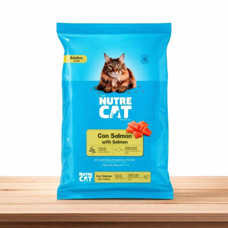 NUTRECAT SALMON _ TAMAÑO X 500 GR