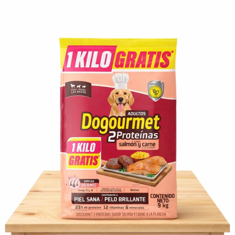 DOGOURMET ADULTO SALMON Y CARNE _ TAMAÑO X 9 KG