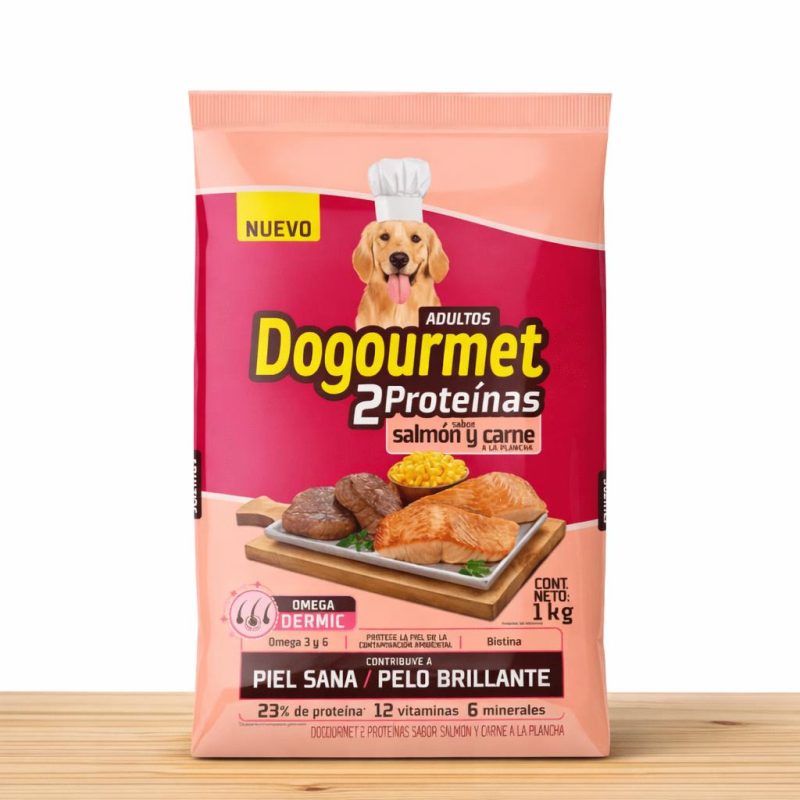 DOGOURMET ADULTO SALMON Y CARNE _ TAMAÑO X 1 KG