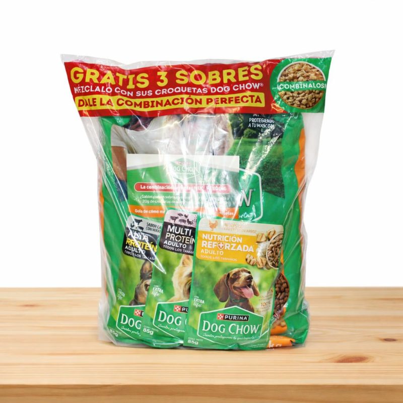 DOG CHOW ADULTO TODO TAMAÑO _ TAMAÑO X 2 KG *PROMO + 3 SOBRES*