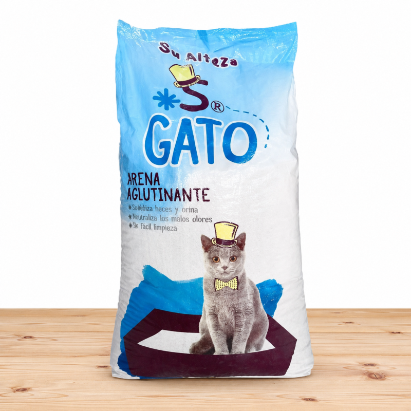 ARENA BENTONITA SR. GATO _ TAMAÑO X 8 KG