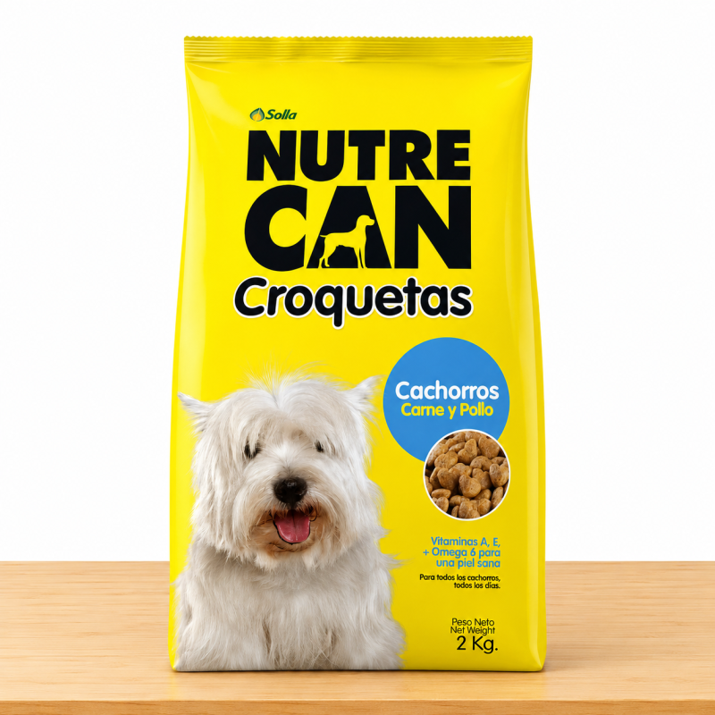 NUTRECAN CACHORRO CROQUETAS _ TAMAÑO X 2 KG