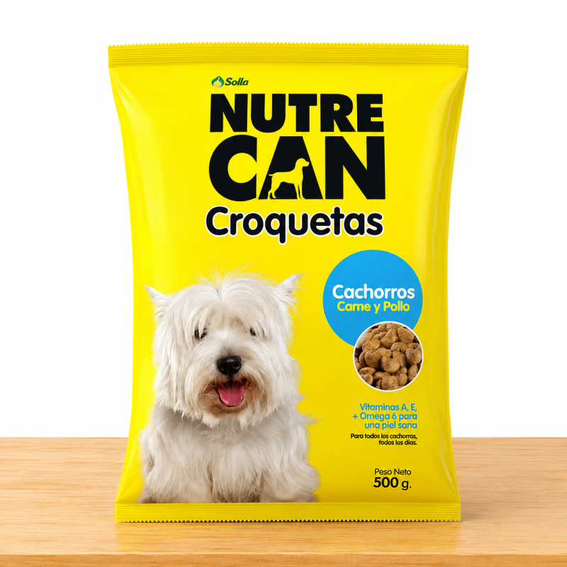 NUTRECAN CACHORRO CROQUETAS _ TAMAÑO X 500 GR
