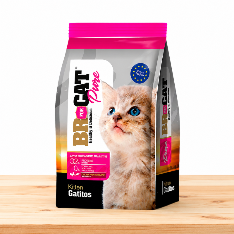 BR FOR CAT GATITOS POLLO/PESCADO _ TAMAÑO X 3 KG