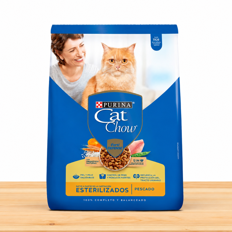 CAT CHOW ESTERILIZADOS _ TAMAÑO X 8 KG