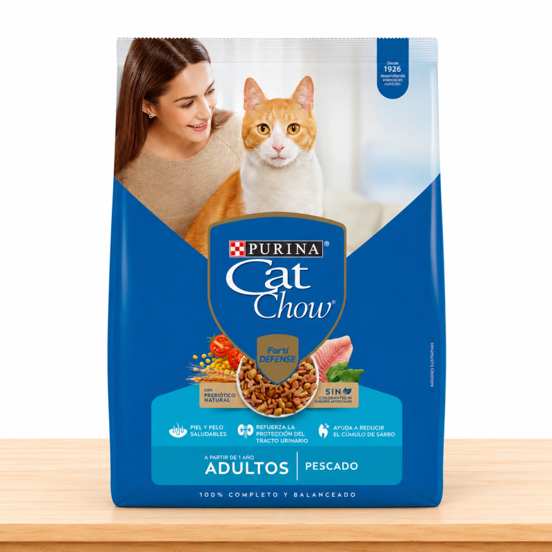 CAT CHOW PESCADO _ TAMAÑO X 1.5 KG