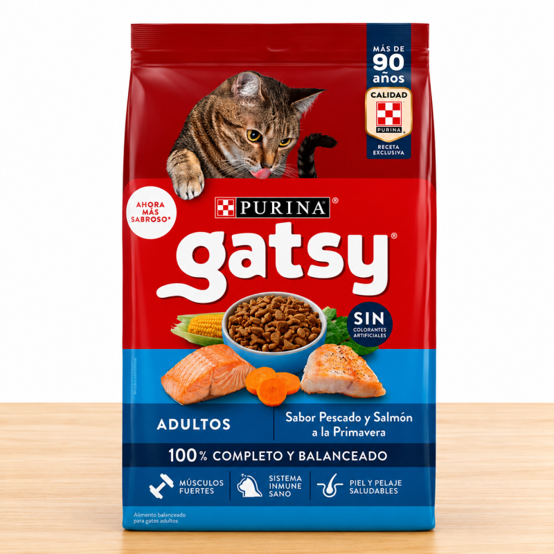 GATSY PESCADO Y SALMON _ TAMAÑO X 17 KG