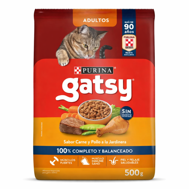 GATSY CARNE Y POLLO _ TAMAÑO X 500 GR