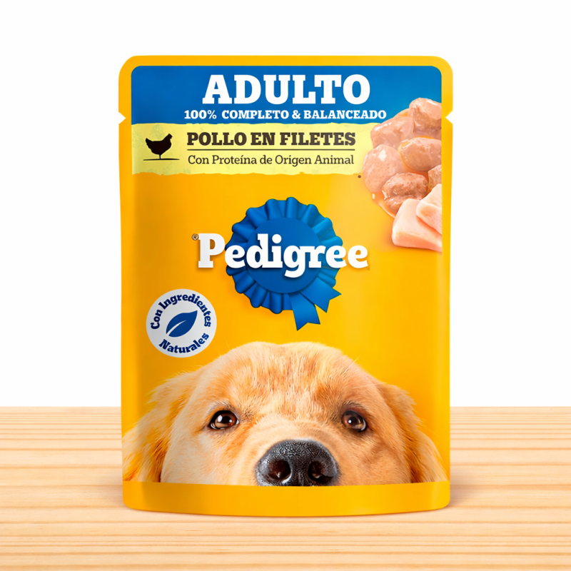POUCHE PEDIGREE ADULTO X 100 GR _ SABOR POLLO
