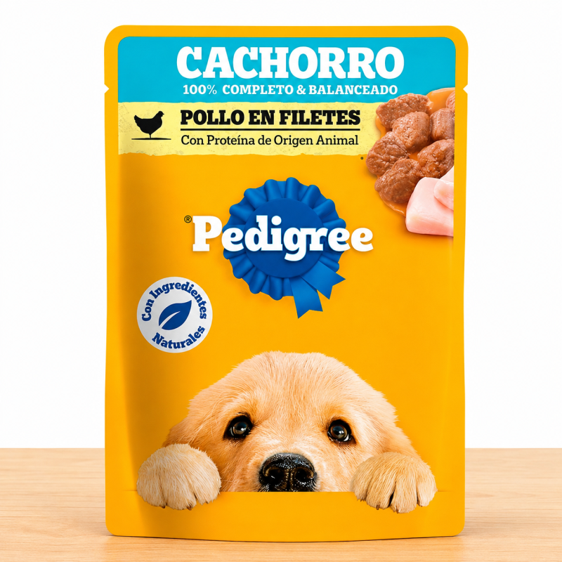 POUCHE PEDIGREE CACHORRO X 100 GR _ SABOR POLLO