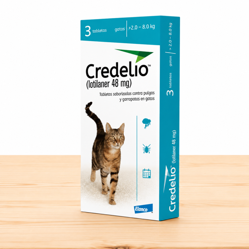 CREDELIO GATO 2 - 8 KG / AZUL (48 MG)