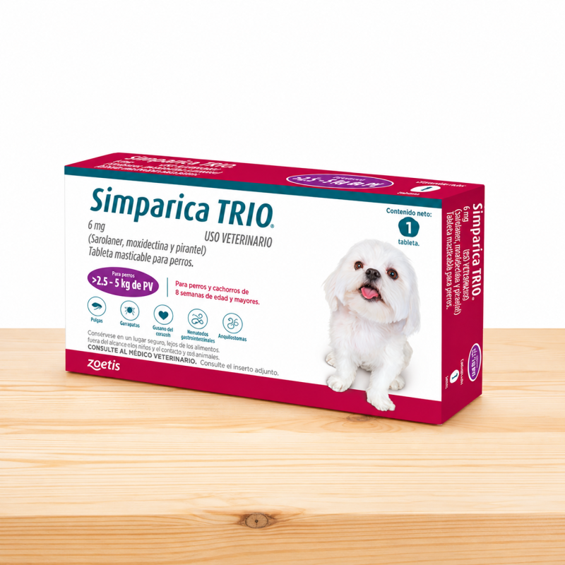 SIMPARICA TRIO 2.5-5 KG / MORADA