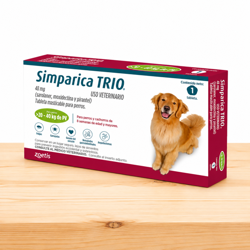 SIMPARICA TRIO 20-40 KG / VERDE