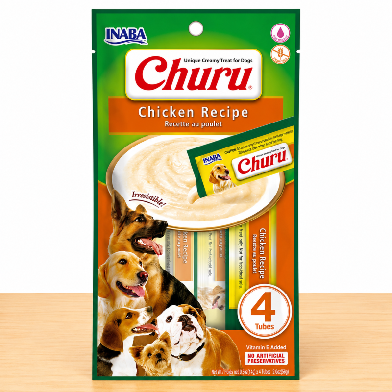 CHURU PERRO X 4 UND _ SABOR CHICKEN