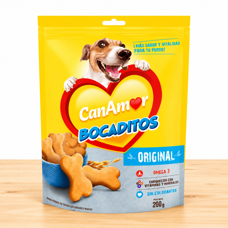 GALLETAS BOCADITOS CANAMOR X 200 GR _ SABOR ORIGINAL