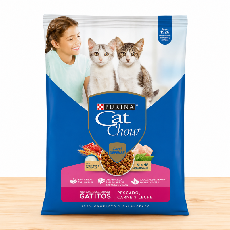 CAT CHOW GATITOS _ TAMAÑO X 1.5 KG