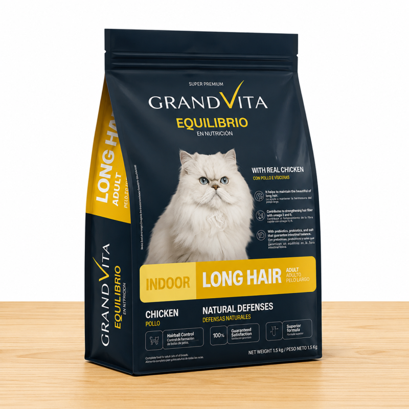 F EQUILIBRIO GATO ADULTO PELOS LONGOS _ TAMAÑO X 1.5 KG