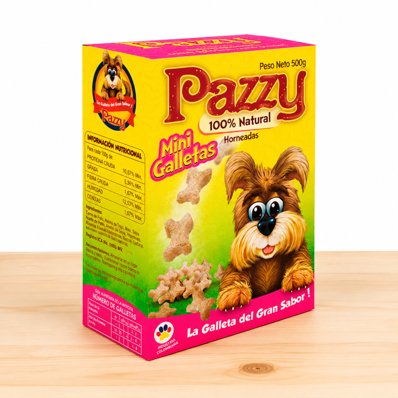 GALLETA PAZZY MINI X 500 GR