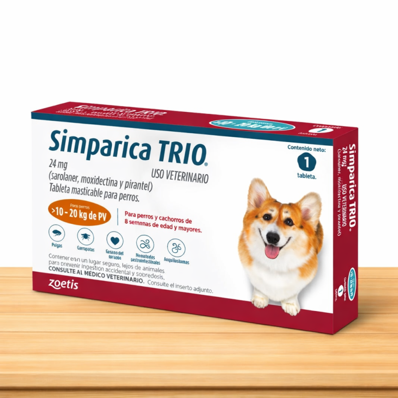 SIMPARICA TRIO 10-20 KG / AZUL