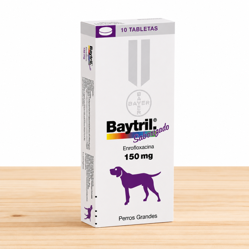 BAYTRIL 150 MG _ TAMAÑO X CAJA 10 UND