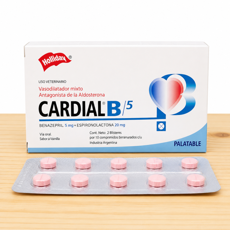 CARDIAL B/5 MG _ TAMAÑO X 10 UND