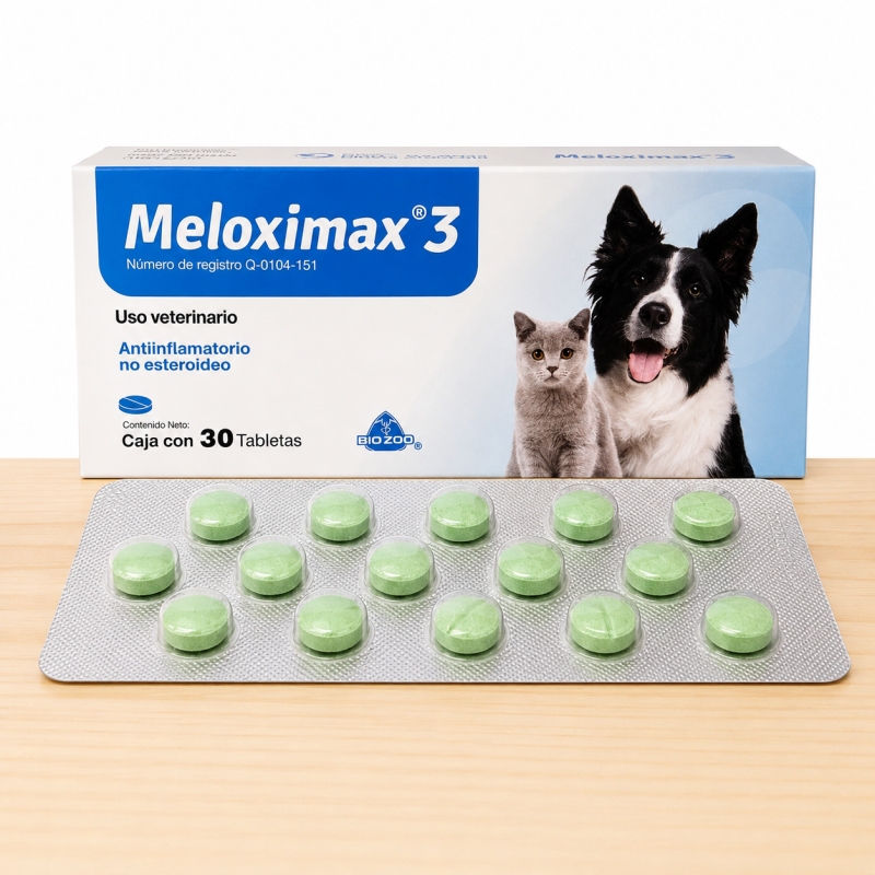 MELOXIMAX 3 MG _ TAMAÑO X CAJA 30 UND