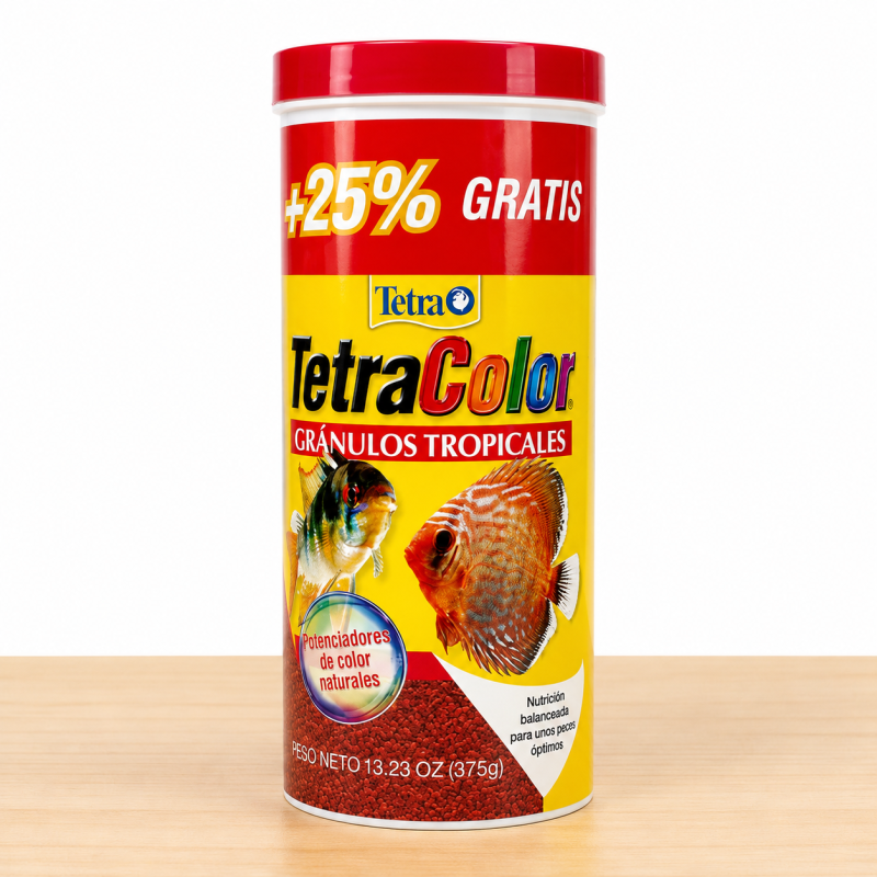 TETRACOLOR GRANULADO _ TAMAÑO X TARRO 375 GR