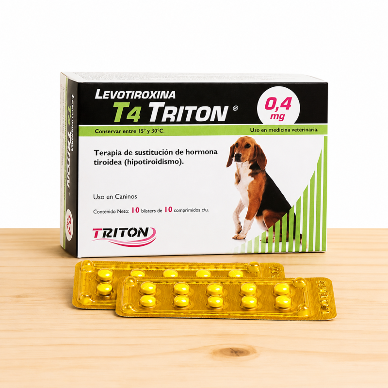 LEVOTIROXINA T4 TRITON 0.4 MG _ TAMAÑO X BLISTER 10 UND