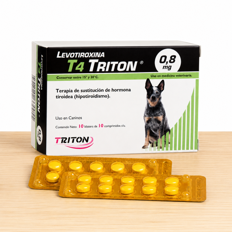 LEVOTIROXINA T4 TRITON 0.8 MG _ TAMAÑO X BLISTER 10 UND