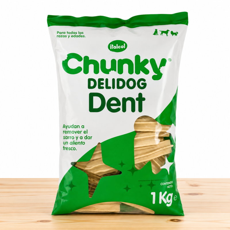 DELIDOG DENT _ TAMAÑO X 1 KG (50 UND)