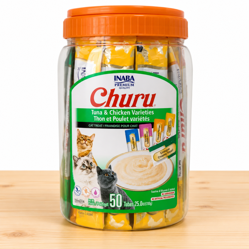 CHURU VARIETY TARRO X 50 UND _ SABOR TUNA/CHICKEN