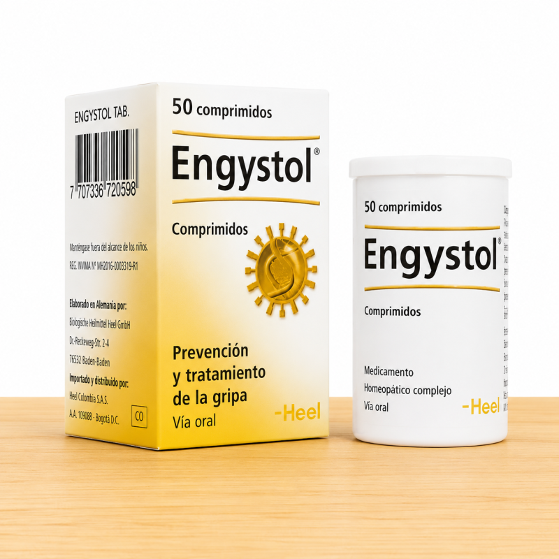 ENGYSTOL TABLETAS _ TAMAÑO FRASCO X 50 UND