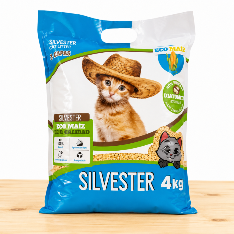 ARENA ECOMAIZ SILVESTER X 4 KG _ AROMA CAFÉ